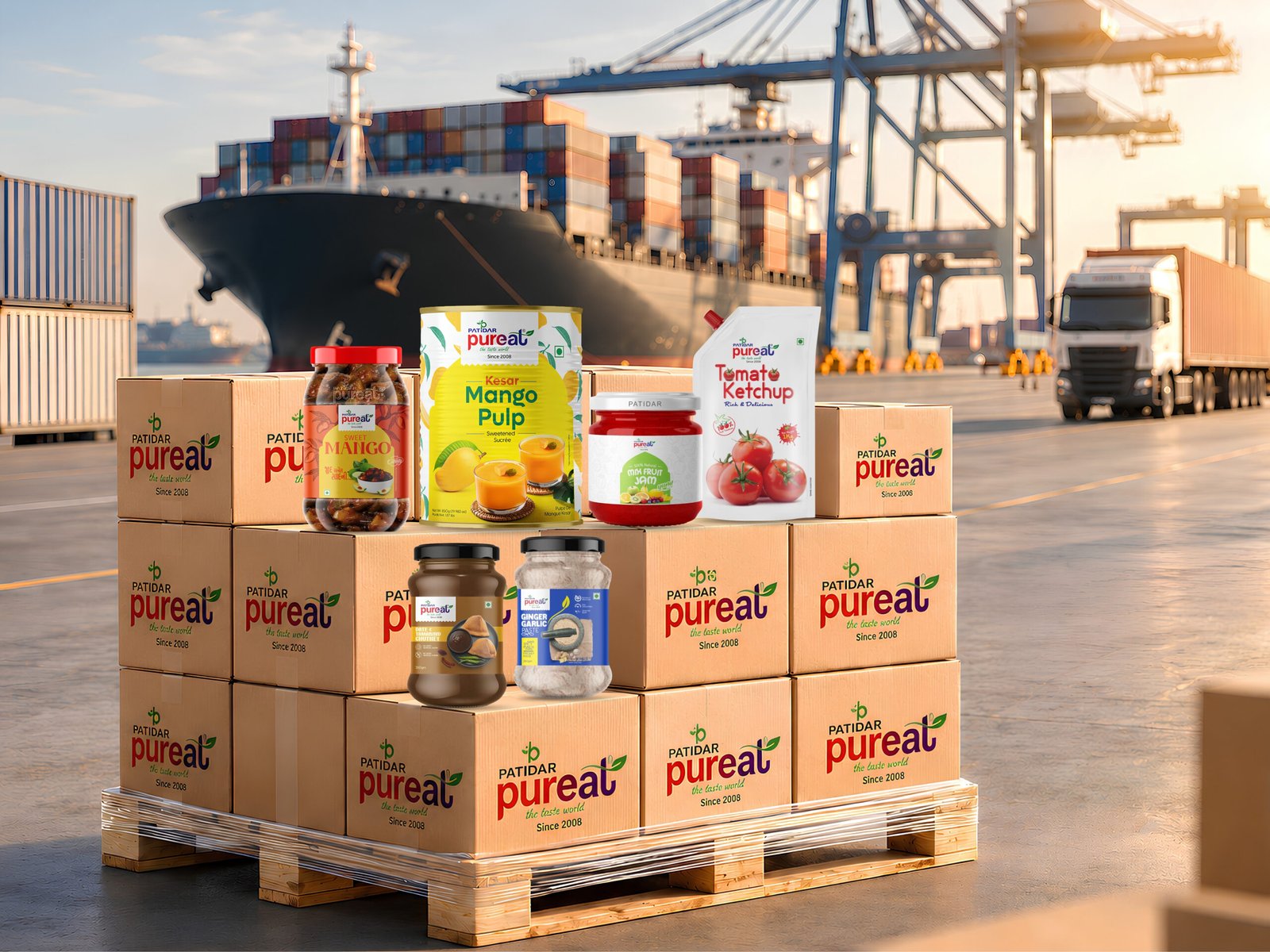 Global shipping containers for international supply